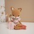 Kit Crochet Socquette, jolie renarde – Coffret Complet, Patron PDF