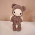 Câlinours, petit ours de la St Valentin : Patron Au Crochet PDF