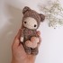 Câlinours, petit ours de la St Valentin : Patron Au Crochet PDF