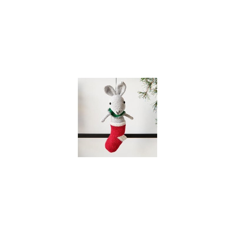 Patron Feuille de Houx Crochet Gratuit PDF – Décoration Noël